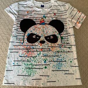 Unisex colorful panda shirt